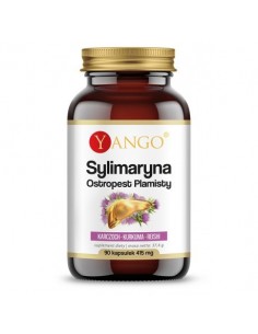SYLIMARYNA EKSTRAKT Z OSTROPESTU ( + KARCZOCH, KURKUMA I REISHI ) - 90 KAPSUŁEK  - YANGO