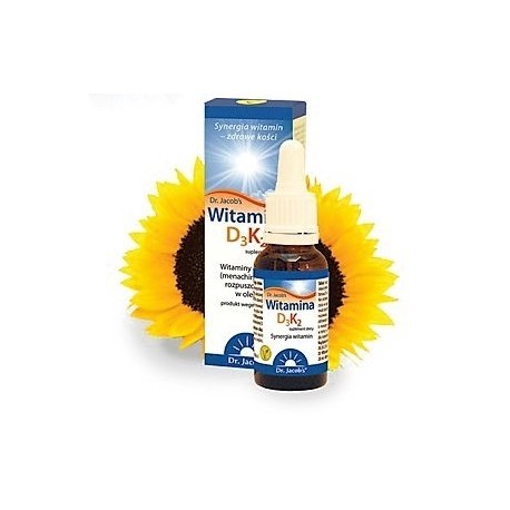 WITAMINA D3 K2 W KROPLACH 20ml DR. JACOBS