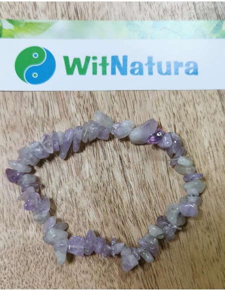 AMETYST JASNY, BRANSOLETKA SIECZKA