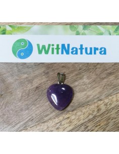AMETYST, 20/20 MM , ZAWIESZKA SERCE