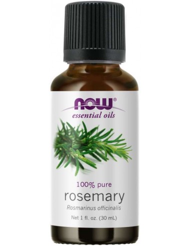 ROZMARYN ( ROSEMARY OIL 100% PURE ) OLEJEK ETERYCZNY 30ML ESSENTIAL OIL NOW FOODS