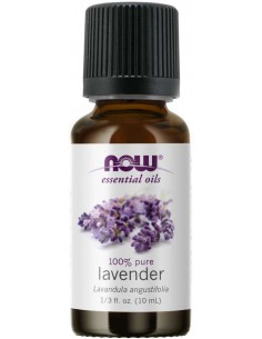 LAWENDA LEKARSKA ( LAVENDER OIL 100 % PURE) OLEJEK ETERYCZNY 10ml ESSENTIAL OIL NOW FOODS