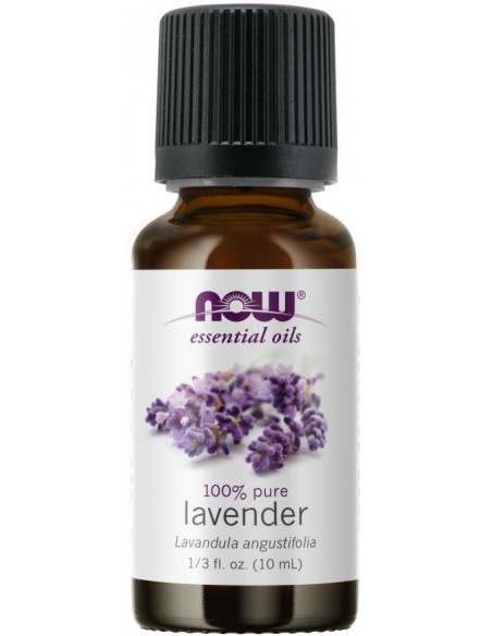 LAWENDA LEKARSKA ( LAVENDER OIL 100 % PURE) OLEJEK ETERYCZNY 10ml ESSENTIAL OIL NOW FOODS
