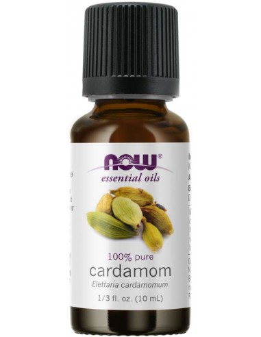KARDAMON ( CARDAMON OIL 100 PURE) OLEJEK ETERYCZNY  10ml NOW FOODS