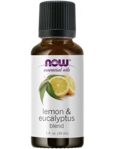 MIX OE - EUKALIPTUS, CYTRYNA I TRAWA CYTR. (LEMON & EUCALYPTUS OIL) OLEJEK ETERYCZNY 30ML - ESSENTIAL OIL NOW FOODS