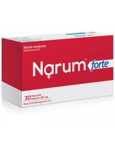 NARIMAX FORTE- NARUM FORTE (SZCZELNE JELITA) 100MG, 30...