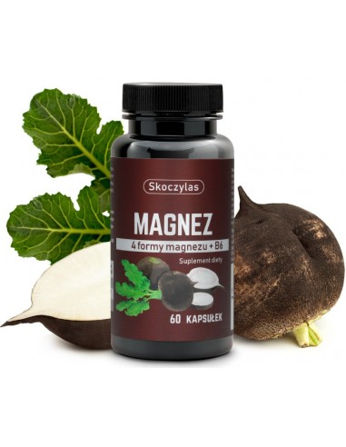 MAGNEZ 4 FORMY + B6. CZARNA RZEPA. 60 KAPS. - MAREK SKOCZYLAS