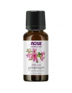 GERANIUM ( GERANIUM OIL ) OLEJEK ETERYCZNY 30ml ESSENTIAL OIL NOW FOODS