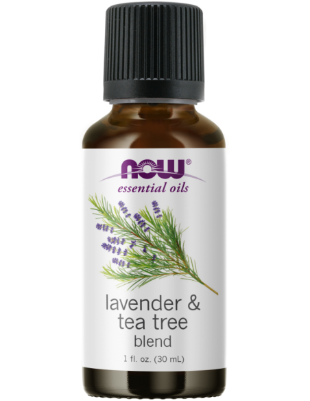 MIX OE - LAWENDA LEKARSKA + DRZEWKO HERBACIANE ( LAVENDER & TEA TREE ) OLEJEK ETERYCZNY 30ml ESSENTIAL OIL NOW FOODS
