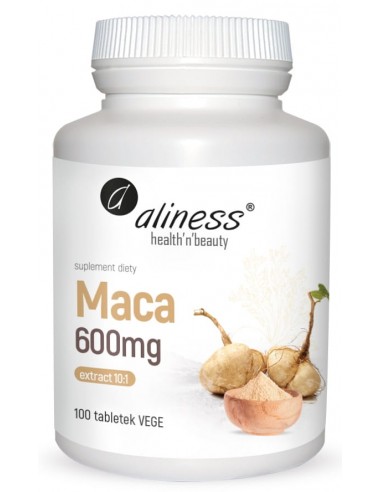 MACA EKSTRAKT 10:1 600mg x 100 VEGE TABL. -  ALINESS