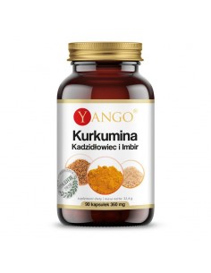 KURKUMINA KADZIDŁOWIEC I IMBIR - 90 KAPSUŁEK - YANGO