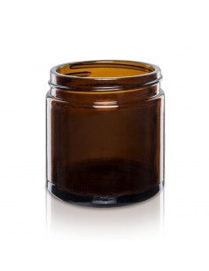 SŁOIK SZKLANY 120ML BRĄZOWY