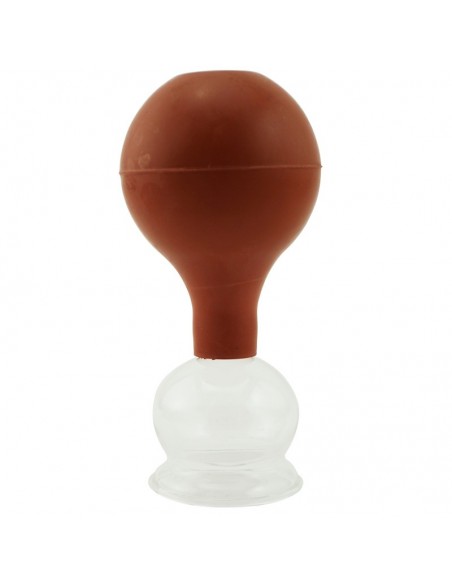 SZKLANA BAŃKA PRÓŻNIOWA Z GRUSZKĄ - 3,5 CM