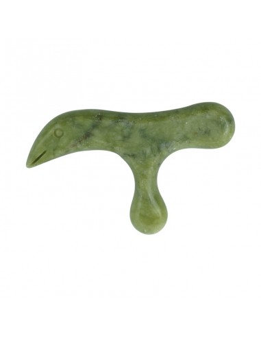 JADEITOWY PRZYRZĄD DO SCRAPINGU - GUA SHA - CZAPLA