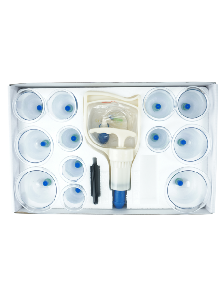 BAŃKI PRÓŻNIOWE Z POMPKĄ 12 SZT