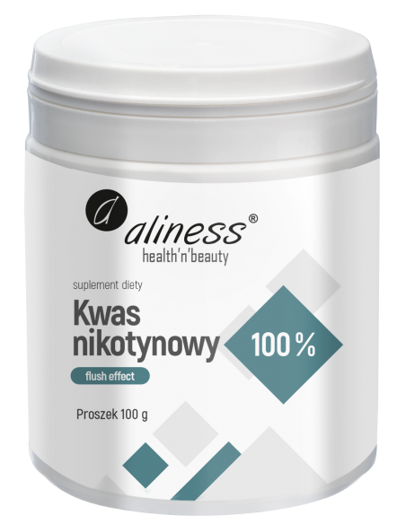 KWAS NIKOTYNOWY CZYSTY 100%, FLUSH EFFECT, PROSZEK 100G - ALINESS