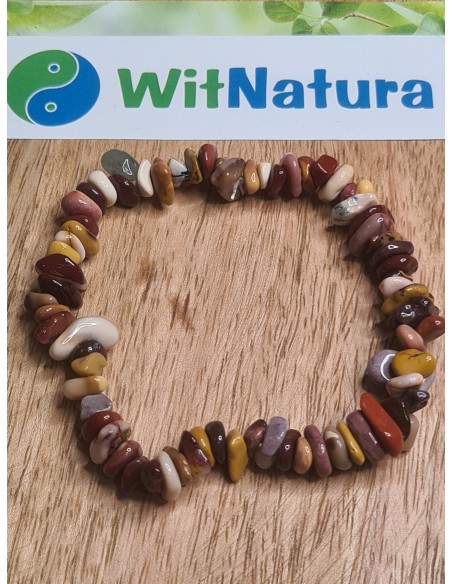 JASPIS KOLOROWY, BRANSOLETKA SIECZKA