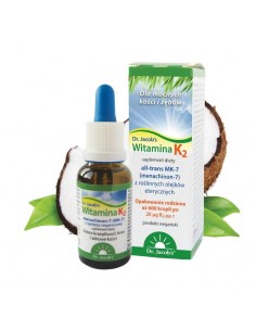WITAMINA K2 MK7 W KROPLACH 20ml - DR. JACOBS