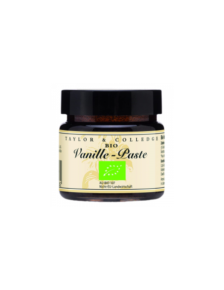 PASTA WANILIOWA Z NASIONAMI WANILII BIO 65G TAYLOR & COLLEDGE