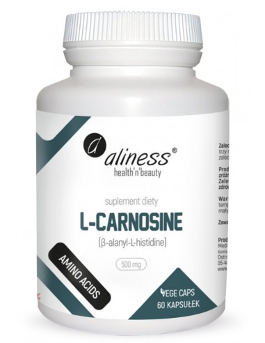 L-CARNOSINE 500 MG x 60 VEGE KAPS. - ALINESS