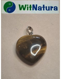 OKO TYGRYSIE, 25/25mm ZAWIESZKA SERCE