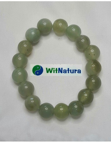 PRENIT / PREHNIT, BRANSOLETKA KULKI 12MM