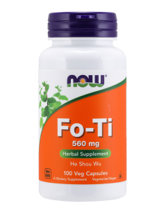 FO TI, RDEST WIELOKWIATOWY 560MG, HE SHOU WU 100KAPS. NOW FOODS