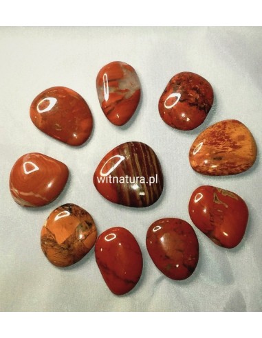 JASPIS , KAMIEŃ POLEROWANY