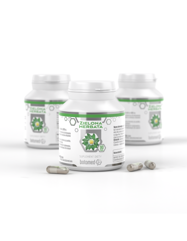 ZIELONA HERBATA 90 kaps. - B&M