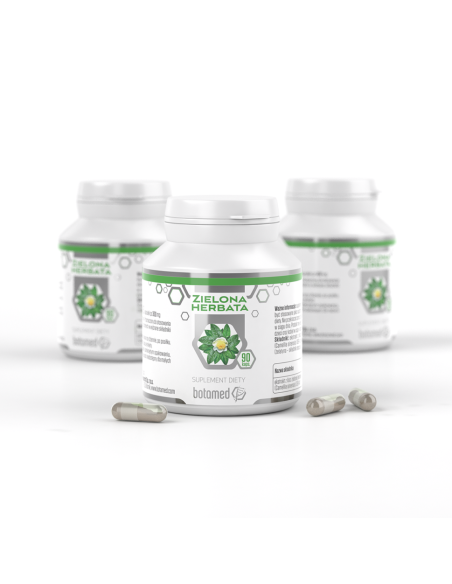 ZIELONA HERBATA 90 kaps. - B&M