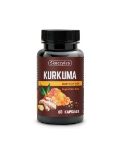 KURKUMA, PIPERYNA, IMBIR, RESWERATROL I KWERCETYNA 60kaps. - MAREK SKOCZYLAS 2