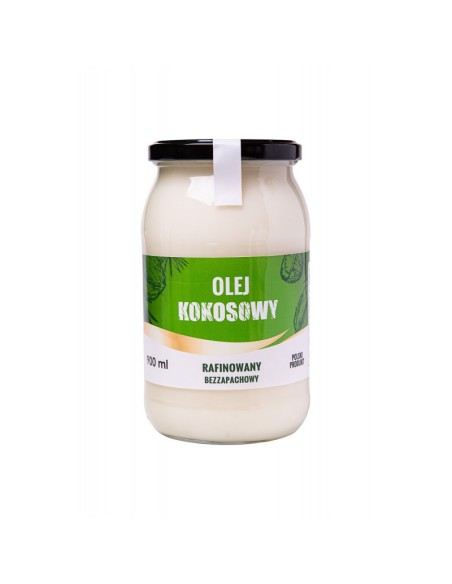 OLEJ KOKOSOWY BEZZAPACHOWY (DO SMAŻENIA) 900ml