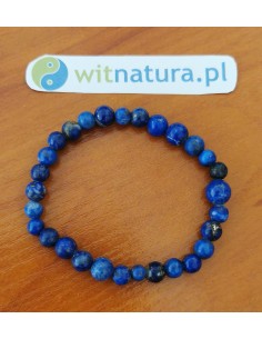 LAPIS LAZULI, BRANSOLETKA KULKI 6-7 mm