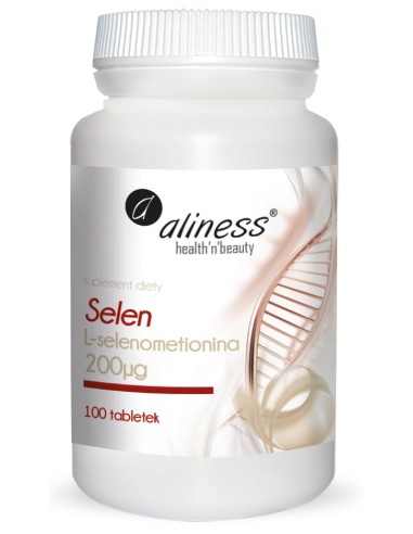 SELEN L-SELENOMETIONINA 200µg 100 tabletek - ALINESS