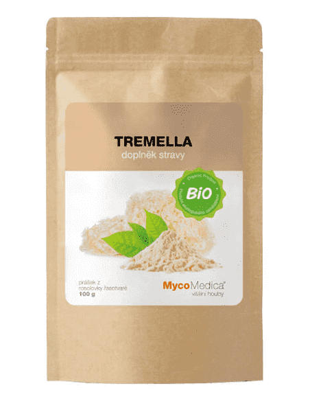 TREMELLA BIO (TRZĘSAK MORSZCZYNOWATY) W PROSZKU 100 G. - MYCOMEDICA