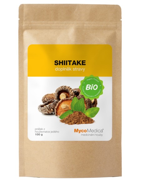 SHIITAKE BIO W PROSZKU 100 G. - MYCOMEDICA
