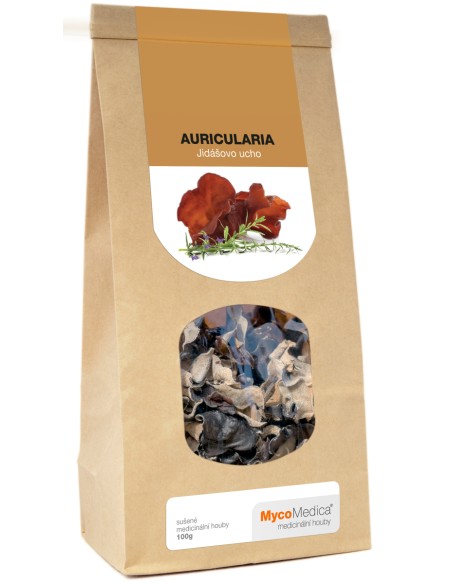 AURICULARIA (USZAK BZOWY) SUSZONE GRZYBY 100 G. - MYCOMEDICA
