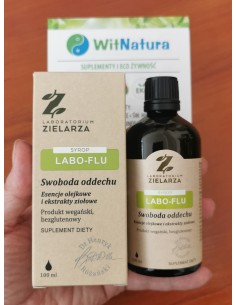 LABO-FLU SWOBODA ODDECHU 100ML - LABORATORIUM ZIELARZA