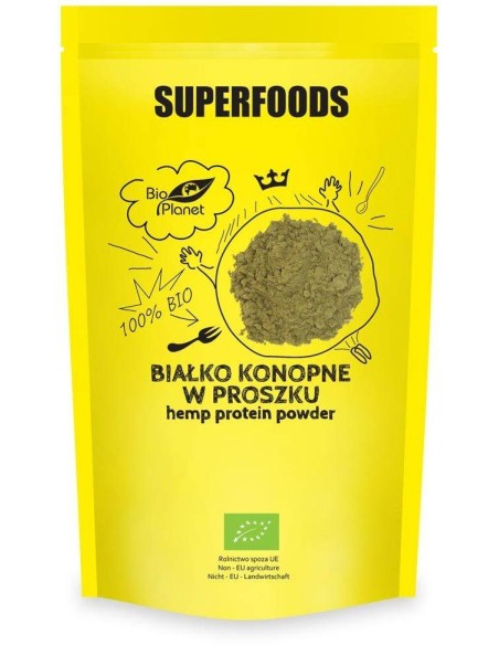 BIAŁKO KONOPNE W PROSZKU BIO 150 g - BIO PLANET