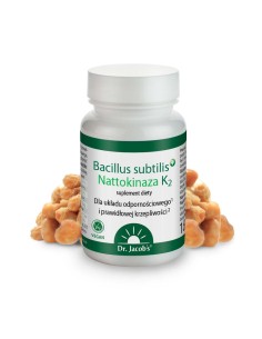 BACILLUS SUBTITIS + NATTOKINAZA 60 kapsułek - DR. JACOBS