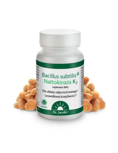 BACILLUS SUBTITIS + NATTOKINAZA 60 kapsułek - DR. JACOBS