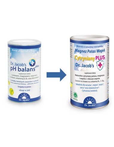 MAGNEZ POTAS WAPŃ CYTRYNIANY PLUS - ELEKTROLITY DR. JACOBS