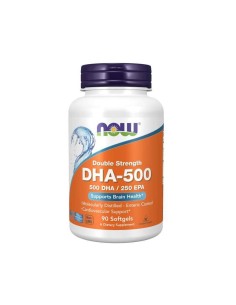DHA-500, 500 DHA / 250 EPA 90 KAPS. - NOW FOODS
