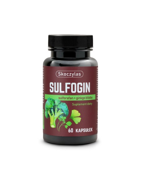 SULFOGIN SULFORAFAN + GINKGO BILOBA 60 VEGE KAPS - MAREK SKOCZYLAS