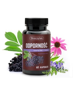 ODPORNOŚĆ CZARNY BEZ + RUTYNA 60 VEGE KAPS.- MAREK SKOCZYLAS