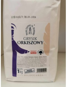 KASZKA, GRYSIK ORKISZOWY 1kg HILDEGARDA