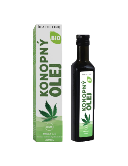 OLEJ KONOPNY BIO 250ml HEALTH LINK