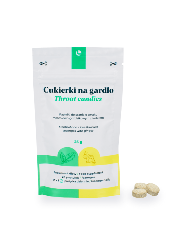 CUKIERKI NA GARDŁO  VISANTO UKRYTE TERAPIE JERZY ZIĘBA