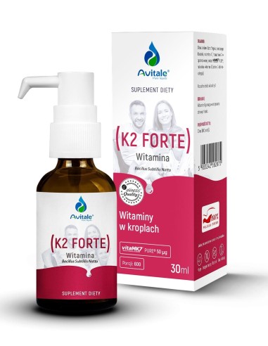 WITAMINA K2 FORTE W KROPLACH (VitaMk7) 50 µg 30 ml, AVITALE - ALINESS