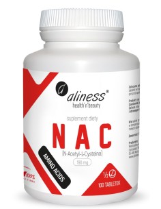 NAC N-ACETYL-L-CYSTEINE 190 mg x 100tabl. ALINESS